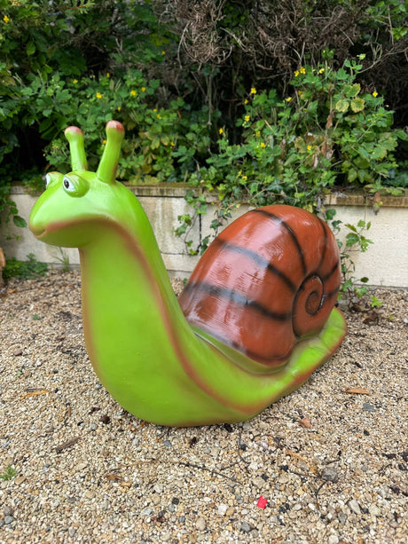 Statue Escargot Prestige Sculpture - 100cm - Naturel