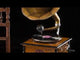 Gramophone avec pavillon pour disque 78 tours style antique
