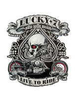 PLAQUE MÉTAL LUCKY 30X40 CM - PLAQUE DECORATIVE