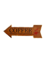 PLAQUE FLECHE MÉTAL BREWED 45x15 CM - PLAQUE DECORATIVE